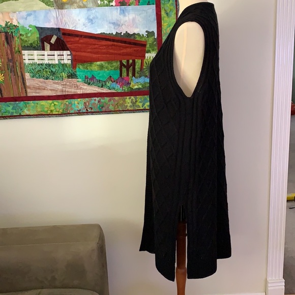 Halogen long knitted vest - Picture 4 of 6